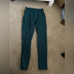 dark green leggings